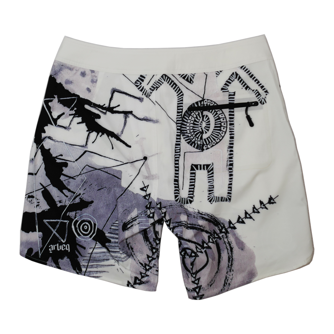 Arveq Tribal Board Shorts